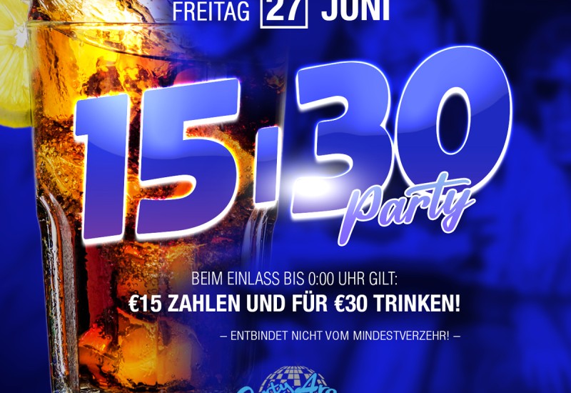 Fifty Fifty - 15,- €/30,- € - Party