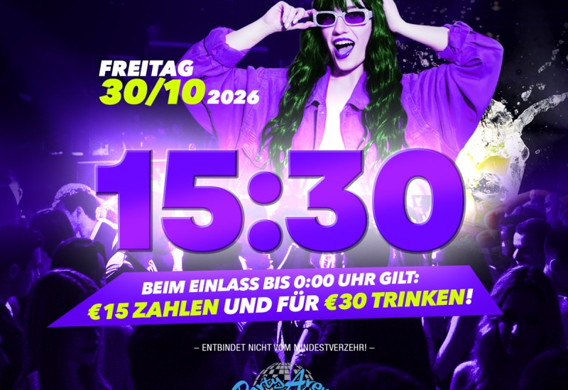 15,- €/30,- € - Party
